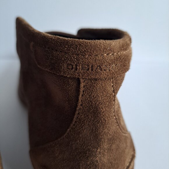 NEW Di Bianco Fidenza Men's Brown Suede Slip On Ankle Boots Shoes - Picture 8 of 16